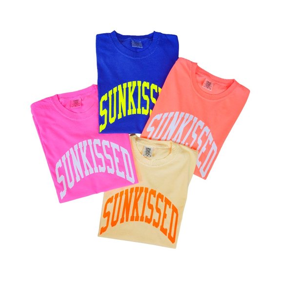 Neon Orange Sunkissed T-Shirt - Picture 6 of 7